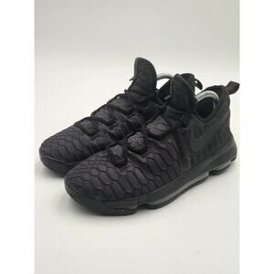 Nike Zoom KD 9 Triple Black GS Size 7Y Youth Basketball Shoes